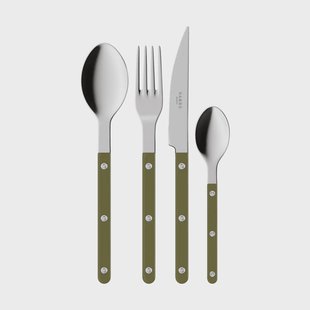 SABRE Paris Bistrot solid bestekset 4-delig Green fern