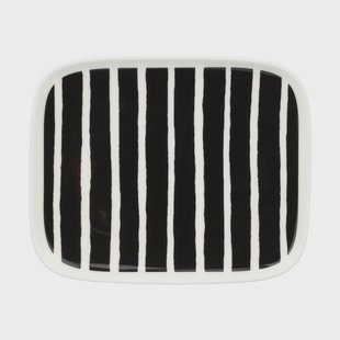 Marimekko Oiva Piccolo bord 12x15 cm Black-white