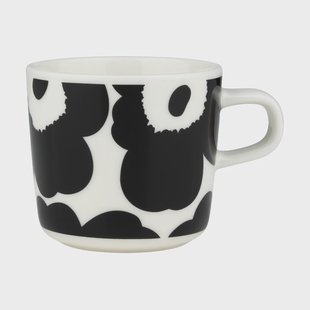 Marimekko Unikko koffiemok 20 cl Black-white