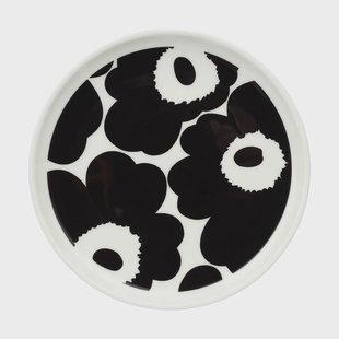 Marimekko Unikko bord Ø13,5 cm Black-White