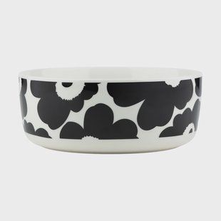 Marimekko Unikko schaal 1,5 l Black-White