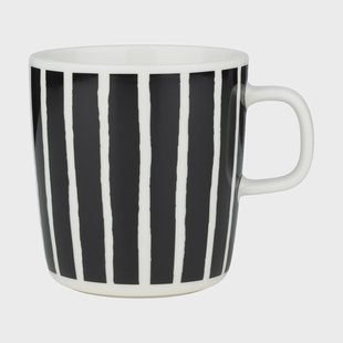 Marimekko Piccolo mok 4 dl Black-White