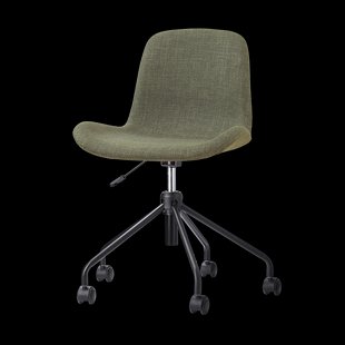 Nout-Fé bureaustoel forestgroen - zwart onderstel