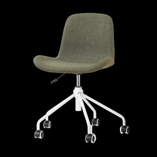 Nout-Fé bureaustoel forestgroen - wit onderstel