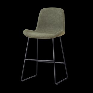 Nino-Fé barkruk forestgroen - zwart onderstel - 65 cm