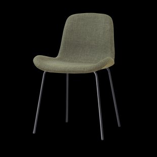 Noa-Fé eetkamerstoel forestgroen - zwart onderstel