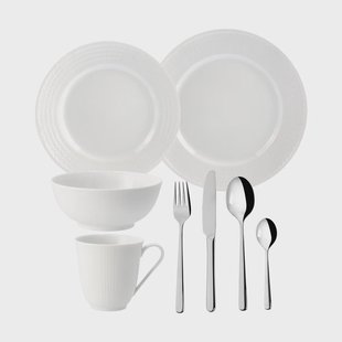 Rörstrand Swedish Grace & Polar startset - Sneeuw (wit)