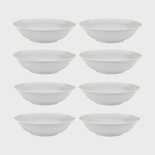 Rörstrand Swedish Grace diep bord Ø19 cm 8-pack - Sneeuw (wit) Swedish Grace diep bord Ø19 cm 8-pack - Sneeuw (wit)