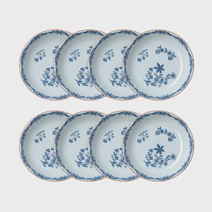 Rörstrand Ostindia diep bord Ø22 cm 8-pack – Blauw Ostindia diep bord Ø22 cm 8-pack – Blauw