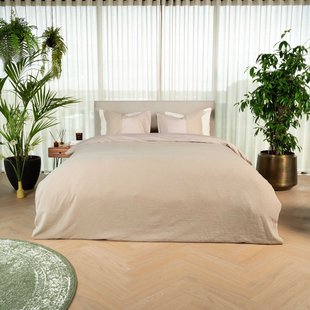 Gosen- Dekbedovertrek - Katoenperkal  - 260/200-220 - Zand