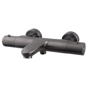 Wiesbaden Caral thermostatische badmengkraan gunmetal PVD 29.7933