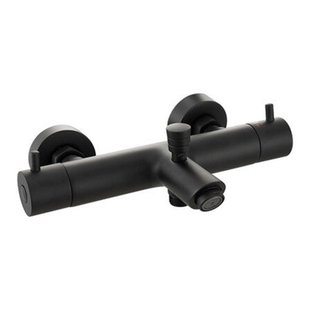 GO by Van Marcke badkraan - 26.3cm - opbouw - thermostatisch - messing zwart mat YH2912YB