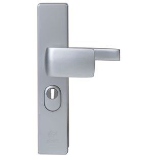 Nemef Veiligheidsbeslag Knop-kruk F1 Skg3 55mm Zilver