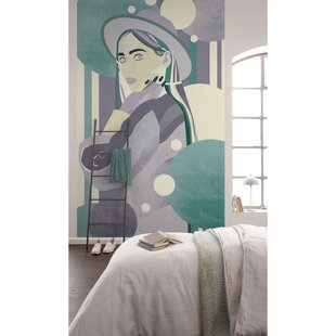 Komar Fotobehang Woman Hat