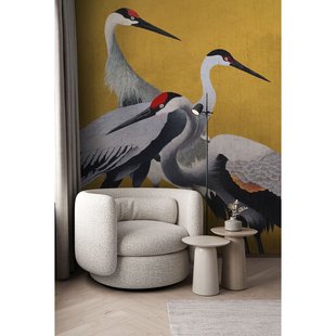 Komar Fotobehang Yellow Cranes