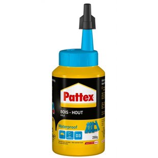 Pattex Houtlijm Waterproof Wit 250g