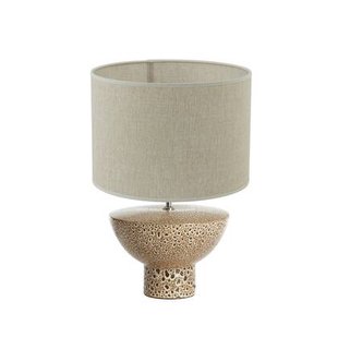 Light & Living Tafellamp Yasur|Breska - Crème|Wit - Ø40x52cm