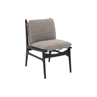 Goossens Eetkamerstoel Alison - Textiel zonder armleuning