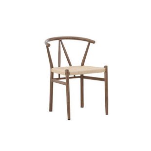 Fjôrd - Eetkamerstoel Bruin Touw - Alfons