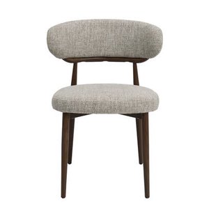 DÉJA Living - Eetkamerstoel Beige|Walnoot - Milan - Set van 2