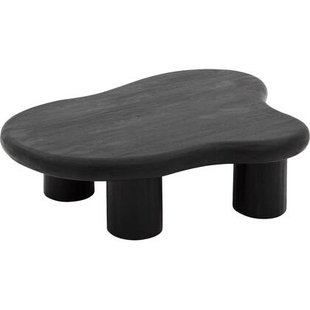 Goossens Salontafel Savi in Mango zwart gelakt