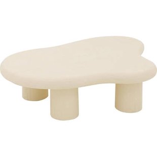 Goossens Salontafel Savi in Mango wit gelakt