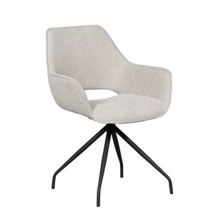 Eetkamerstoel Quito - Grijs - - 60x84x62cm (BxHxD)