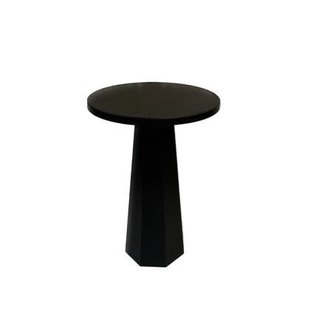 Calicosy - Ronde bijzettafel LILYUM - H47 cm - Zwart