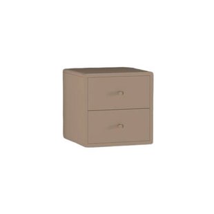 Nachtkastje Hangend Borba - Taupe - Hout