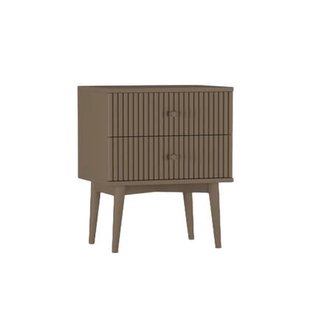 Nachtkastje Sem - Bruin|Hout - Mango - Hout