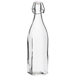 Cookinglife Beugelfles | Weckfles - Vierkant - 1 liter
