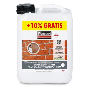 Rubson Transparant Vochtscherm Invisible 5l+ 500ml Gratis