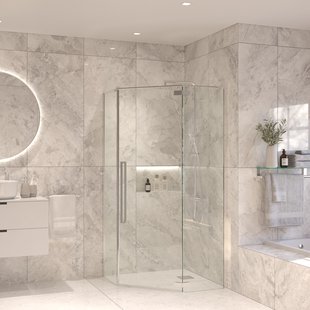 Vijfhoekige Douchecabine Sanivo Vigo 100x100x200 cm Chroom