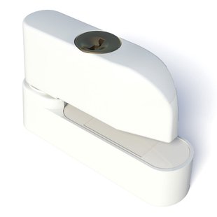 Secumax Raamgrendel Afsluitbaar Wit Ral9010