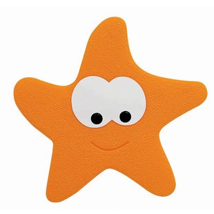 Spirella Antislipmat Starfy - 5 Stuks - Oranje