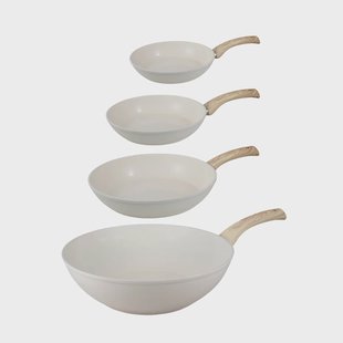 Go Ivory Koekenpannenset 3-delig + Wokpan 30 cm