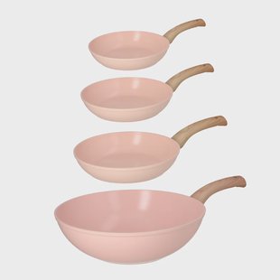 Blush Koekenpannenset 3-delig + Wokpan 30 cm