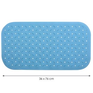 Msv Antislipmat Classic - Blauw - 36x76cm