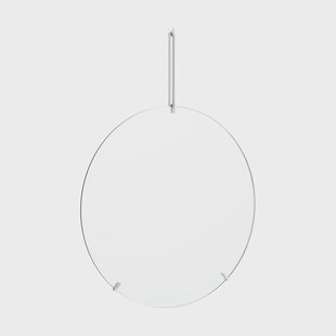 MOEBE Moebe muurspiegel Ø50 cm Stainless steel