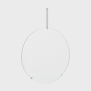 MOEBE Moebe wandspiegel Ø70 cm Stainless steel