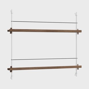 MOEBE Moebe tijdschriftstandaard Smoked oak-white