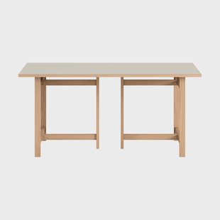 MOEBE Moebe rechthoekige eettafel Light grey, 160x90 cm