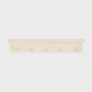 Scandi Living Alley knopplist met plank Berkenhout