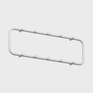 Essem Design Classic kapstok 60 cm Wit