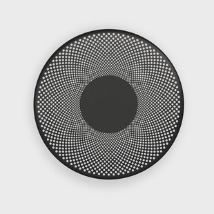 Northern Glint wandlamp Ø25 cm Zwart