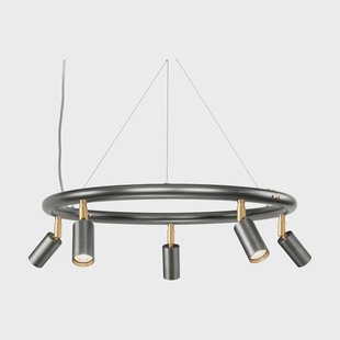 Örsjö Belysning Starlight ronde wand- & plafondlamp Ø60 cm Ruw staal