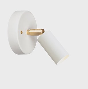 Örsjö Belysning Starlight 1 plafond-/wandlamp vaste montage Witte structuurlak RAL 9016