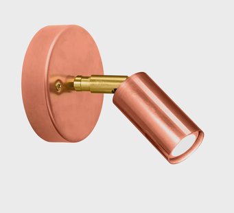 Örsjö Belysning Starlight 1 plafond-/wandlamp vaste montage Ruw koper