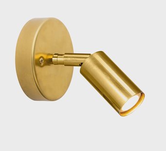 Örsjö Belysning Starlight 1 plafond-/wandlamp vaste montage Ruw messing