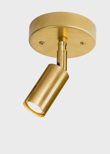 Örsjö Belysning Starlight 1 plafond-/wandlamp met aansluitdoos Ruw messing